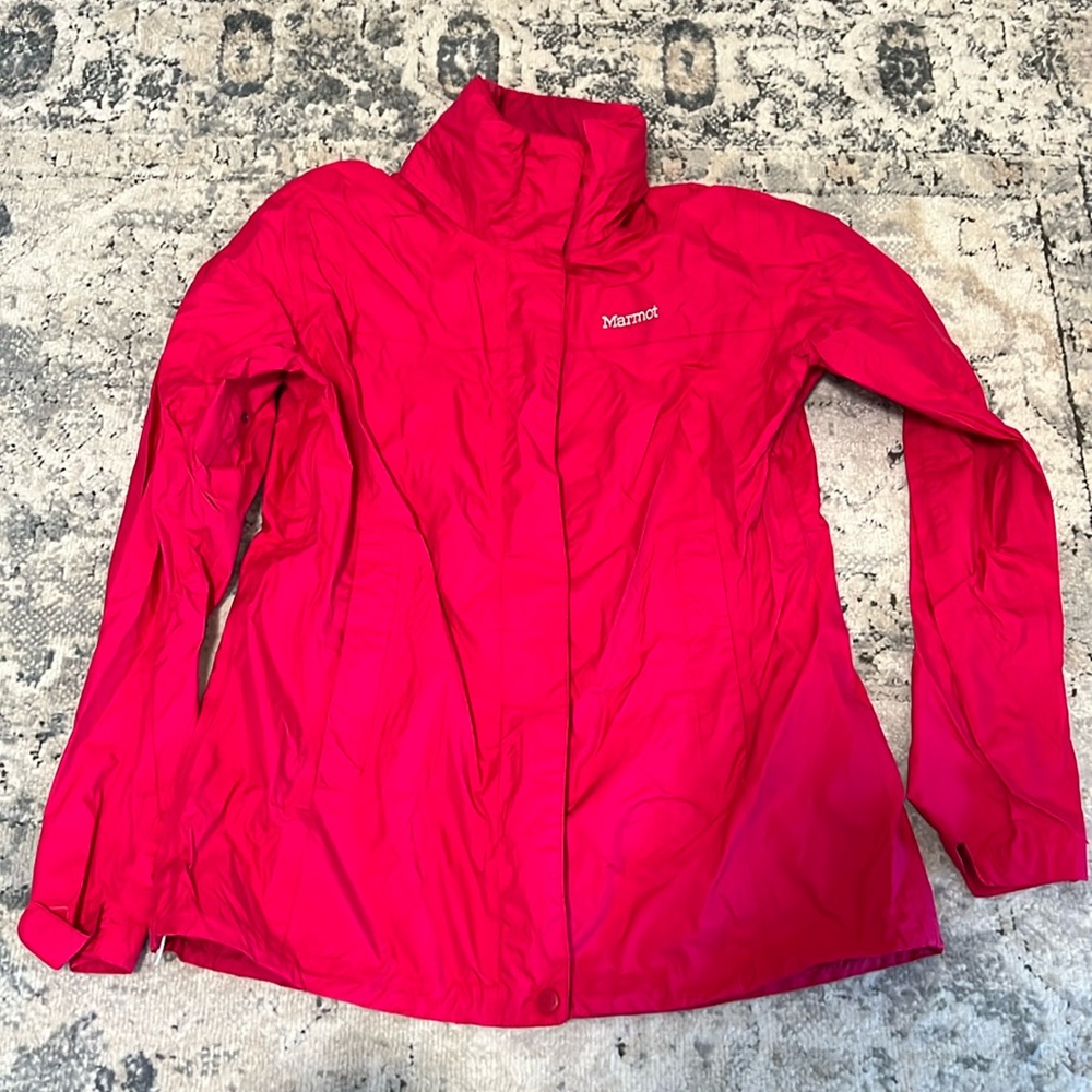 Hot Pink Marmot Rain Shell